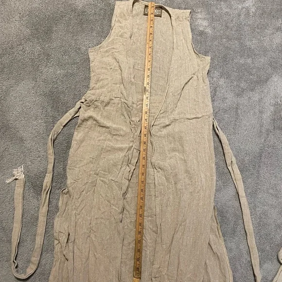 Chinta Mani Alchemi Tunic Womens Small 100% Cotton Beige Bohemian - Picture 14 of 15